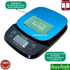 Cân điện tử nhà bếp Promix CTDP-06 - Chống nước - tối đa 5000g - 4 đơn vị cân - Đồng hồ đếm ngược