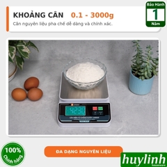 Cân điện tử nhà bếp chống nước Unibar UDC-3K (UB-3K) - có chức năng đếm số lượng