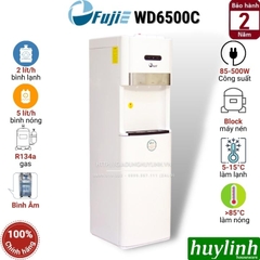 Cây Nước Nóng Lạnh 3 Vòi Fujie WD6500C - Làm Lạnh Bằng Block