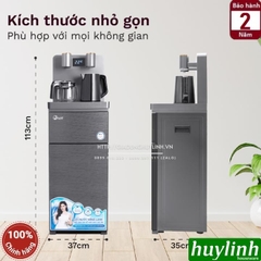 Cây nước nóng lạnh kết hợp bàn pha trà cà phê Fujie TBH1332E -  làm lạnh bằng chip điện tử