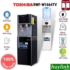 Cây Nước Nóng Lạnh Toshiba RWF-W1664TV - Đen - Trắng