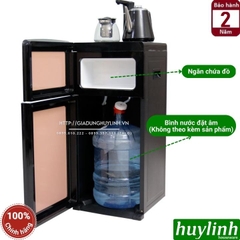 Cây nước nóng lạnh, kết hợp bàn pha trà Fujie WD1170C - Làm lạnh bằng Block