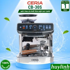 Máy pha cà phê Ceria Barista CB-30S - tích hợp máy xay cafe