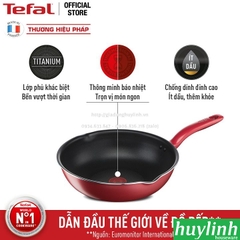 Chảo chiên xào sâu lòng đáy từ Tefal So Chef G1358495 - 24 cm