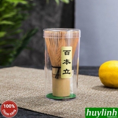 Chổi Chasen đánh matcha trà xanh phong cách Nhật Bản loại 100 sợi tre