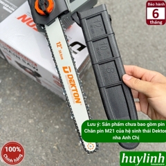 Máy cưa xích dùng pin Dekton M21-CX12CP - lam 12 inch (30cm) - Motor không chổi than