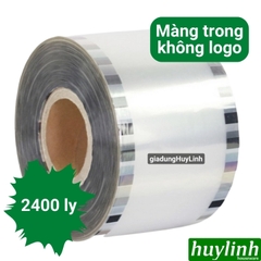 Cuộn màng dập ly cốc trà sữa cà phê nước ép 2400 ly (2400 logo) [Mr Drink - Tea Đen -Nice xanh- time vàng-trong)