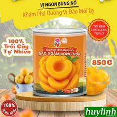 Đào ngâm đóng hộp ShuangFu 450gr và 850gr