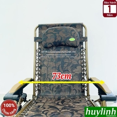 Ghế xếp gấp thư giãn Sumika 639 - Rộng 73cm- Tải trọng 300kg