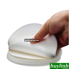 Set 500 giấy nến chống tràn ly 13 cm - 14 cm - giấy tròn hấp bánh 2 mặt