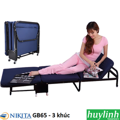 Giường gấp xếp 3 khúc Nikita GB65 - kiểu Hàn Quốc