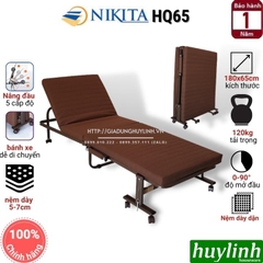 Giường Gấp Kiểu Hàn Nikita HQ65 - 65cm