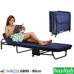 Giường gấp nâng đầu 3 đoạn Nikita GB90 - 90cm