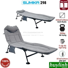 Giường Xếp Gấp Văn Phòng Sumika 298 - Tải Trọng 300kg - 204x67cm