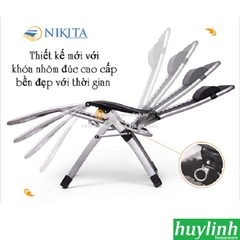 Ghế xếp gấp thư giãn Nikita NKT-2039 - Tải trọng 120kg