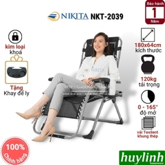 Ghế Xếp Gấp Thư Giãn Nikita NKT-2039 - Tải Trọng 120kg