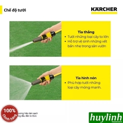 Bộ rulo guồng dây tích hợp vòi tưới cây 15 mét Karcher HR 1.15 - Ống dây 3 lớp cao cấp - Đi kèm dây cấp nước 2m