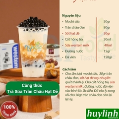 900gr - Hạt dẻ xay nhuyễn ShuangFu - Nguyên liệu trà sữa pha chế làm bánh