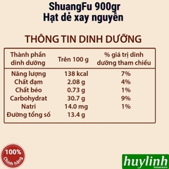900gr - Hạt dẻ xay nhuyễn ShuangFu - Nguyên liệu trà sữa pha chế làm bánh