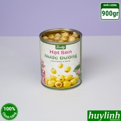 Hạt sen nước đường Zestty - hộp 900gr - nguyên liệu pha chế chính hãng