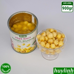 Hạt sen nước đường Zestty - hộp 900gr - nguyên liệu pha chế chính hãng