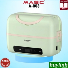 Hộp cơm hâm nóng Magic A-003 - khay inox 304 3 ngăn - 1.2 lít - 250W