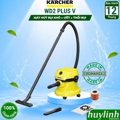 Máy hút bụi khô và ướt Karcher WD2 Plus V - dung tích 12 lít