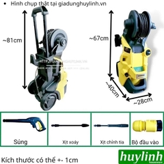 Máy phun xịt rửa xe Karcher K3 Deluxe Premium - 1600W - Tặng bộ Car Kit