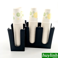 Khay úp cốc 2 ngăn đứng thẳng - Kệ úp cốc bằng nhựa PP