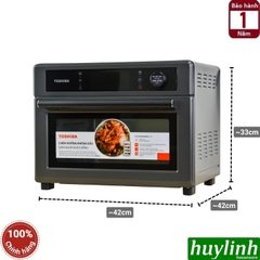 Lò chiên nướng không dầu Toshiba TL2-SAC25GZC - 25 lít - 11 Menu cài sẵn