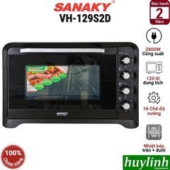 Lò nướng điện đối lưu Sanaky VH-129S2D - VH-129N2D - 120 lít