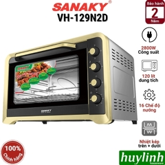 Lò nướng điện đối lưu Sanaky VH-129S2D - VH-129N2D - 120 lít