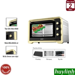 Lò nướng điện đối lưu Sanaky VH-509S2D - VH-509N2D - 50 lít - 2000W - 6 chức năng