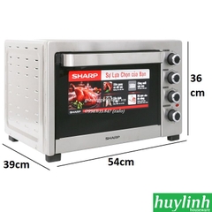 Lò nướng điện Sharp EO-A384RCSV-ST - 38 lít