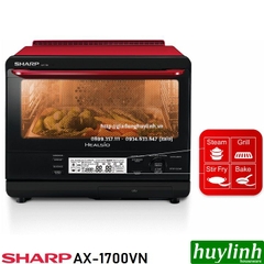 Lò Vi Sóng Hơi Nước Siêu Nhiệt Healsio Sharp AX-1700VN(R) - 31 Lít