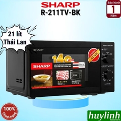 Lò vi sóng cơ 21 lít Sharp R-211TV-BK/SL - 800W - Sản xuất Thái Lan