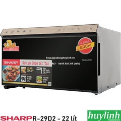 Lò vi sóng điện tử Sharp R-29D2(G/R)VN - 22 lít - 800W