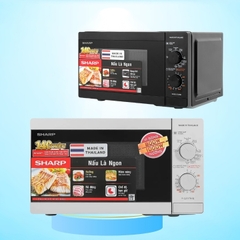 Lò vi sóng cơ có nướng 21 lít Sharp R-G211TV-BK/SL - Sản xuất Thái Lan
