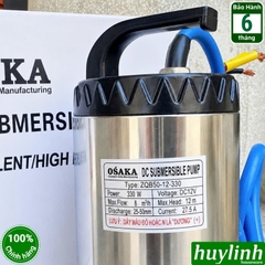 Máy bơm chìm chống ngập Osaka - DC 12V - 330W - Cánh nhựa - ZQB50-12-330