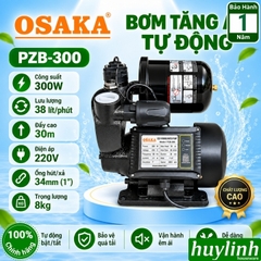 Máy bơm nước tăng áp tự động Osaka PZB-150 - PZB-200 - PZB-300 (150W - 200W - 300W)