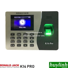 Máy Chấm Công Vân Tay Ronald Jack K14 Pro + Thẻ Cảm Ứng