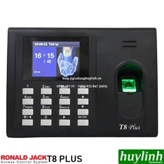Máy Chấm Công Vân Tay Ronald Jack T8 Plus + Thẻ Cảm Ứng