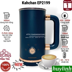 Máy Đánh Sữa Tạo Bọt Pha Cacao Kahchan EP2199 - 4 Chức Năng - 600ml