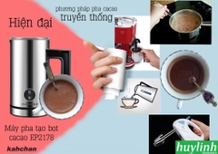 Máy đánh sữa tạo bọt Kahchan EP2188 - Máy pha cacao