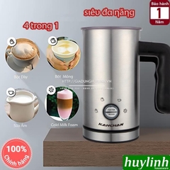 Máy đánh sữa tạo bọt pha cacao Kahchan EP2198 - 4 chức năng - 600ml