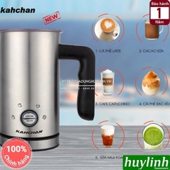 Máy đánh sữa tạo bọt pha cacao Kahchan EP2198 - 4 chức năng - 600ml