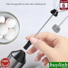 Máy đánh tạo bọt cà phê dùng pin Perfect PF-B21 - 2 đầu đánh - 3 tốc độ