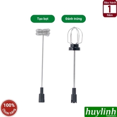 Máy đánh tạo bọt cà phê dùng pin Uniblend DC-201 - 2 đầu đánh bọt và đánh trứng