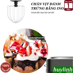 Máy đánh trứng trộn bột Tiross TS5401 - 6 lít - 1300W