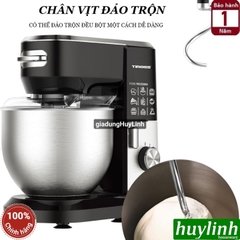Máy đánh trứng trộn bột Tiross TS5401 - 6 lít - 1300W
